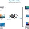 Переходник с USB Type-C на HDMI + VGA | Фото 3