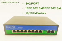 8-Портовый POE switch/коммутатор, Модель PSE-6008