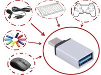 Переходник/адаптер с USB на Type-C – для смартфонов, планшетов, и др. гаджетов  