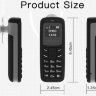 Супер маленький мобильный телефон - Bluetooth гарнитура с записью разговоров, Mini Phone BM30 | фото 10