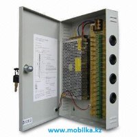 Блок питания для систем видеонаблюдения в металлическом ящике (AC 100~240V, 50/60HZ, 12V, 5000MA)