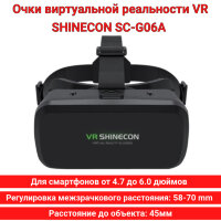 Очки виртуальной реальности VR SHINECON SC-G06A 