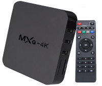 Бюджетная Android TV приставка (TV Box) с 4-х ядерным процессором, 1гб/8гб памятью, модель MXQ-4K