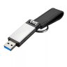 USB флешка кожа + металл для брендирования, 16GB | Фото 2
