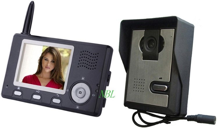 Беспроводной видеодомофон с компактным переносным монитором, YS24G35LCD 