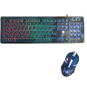Комплект клавиатура и мышь проводные с разноцветной подсветкой, раскладка на казахском / английском / русском языках, HP KM558 | фото 4