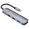 Мультифункциональный хаб / конвертер Type C Hoco HB27 (USB2.0 x 2 / USB 3.0 / Type C / HDMI) | Фото 3