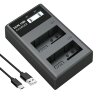 Зарядное устройство для 2х аккумуляторов LP-E8 (USB), для Canon 550D 600D 650D 700D | Фото 4