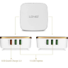 Сетевое зарядное устройство LDNIO A6704 на 6 USB (5 USB + 1 QC3.0) | фото 6