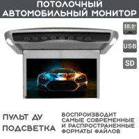 10.1" Дюймовый потолочный автомобильный монитор AVS101N + USB + SD 