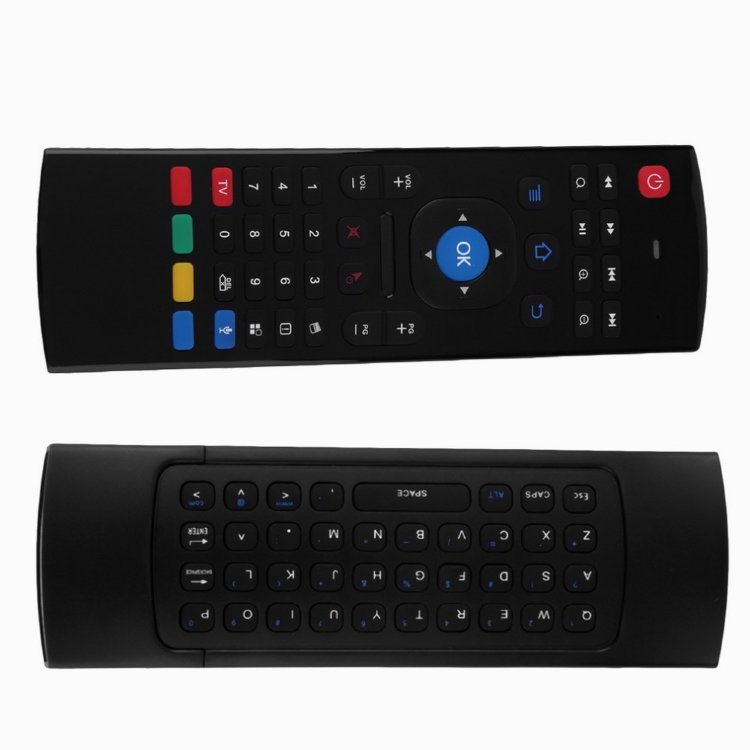 Универсальный пульт Air Mouse (Воздушная мышь) с клавиатурой и программируемыми кнопками для управления телевизором MX3-Universal