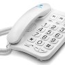 Проводной телефон для пожилых слабовидящих людей с большими кнопками, громким динамиком и функцией быстрого набора, ID2241T | фото 2