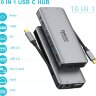 Мультифункциональный хаб / конвертер Type C 10в1 (USB 2.0 /USB 3.0 / RJ45 / PD / TF / SD / HDMI / VGA / 3.5 mm AUDIO), SEUC1801-ES | Фото 2