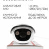 Аналоговая AHD 1.0MP камера видеонаблюдения уличного исполнения, ADK-900SW | фото 2