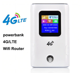 4G WIFI модем/роутер с поддержкой 4G сим карт и функцией PowerBank, модель MF825С