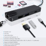 Мультифункциональный хаб / конвертер Type C (USB / HDMI / RJ45 / PD / SD / TF), модель BYL-2017 | Фото 2