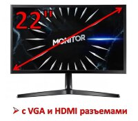 22" Дюймовый монитор c VGA и HDMI разъемами, FALCON 5522 