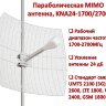 Параболическая MIMO антенна, KNA24-1700/2700 SMA | Фото 1