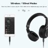Беспроводные Bluetooth наушники + гарнитура + MP3 плеер со съемным AUX кабелем, Awei A600BL | Фото 4