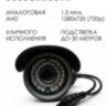 Аналоговая AHD 1.0MP камера видеонаблюдения уличного исполнения, A-305 | фото 2