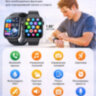 Смарт-часы G20 Black IT Smartwatch с Bluetooth звонками и мониторингом здоровья | фото 2