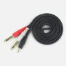 Соединительный аудио кабель JACK 3.5 мм (стерео) - JACK 2 х 6.35 мм (моно), 1.5 метра | Фото 2