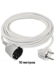Удлинитель 10м уличный для электроприборов до 16A 250V