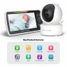 Видеоняня Video Baby Monitor SM650 с поворотной камерой, колыбельными, датчиком температуры и ночной подсветкой | фото 2