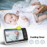 Видеоняня Video Baby Monitor SM650 с поворотной камерой, колыбельными, датчиком температуры и ночной подсветкой | фото 5