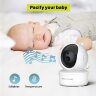 Видеоняня Video Baby Monitor SM650 с поворотной камерой, колыбельными, датчиком температуры и ночной подсветкой | фото 8