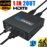 Активный HDMI сплиттер/разветвитель 1 вход, 2 выхода, 1x2 ver1.4 | фото 1