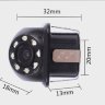 Камера заднего вида универсальная, врезная, с LED подсветкой, Модель CJ-198 | фото 5