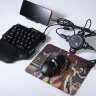 Игровой набор для смартфона 5в1: клавиатура, мышь, коврик, подставка, адаптер беспроводного подключения по Bluetooth | фото 5