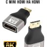 Переходник адаптер 8К c Mini HDMI (M) на HDMI (F) | фото 1