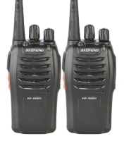 Комплект из двух носимых UHF раций/радиостанций, 3W, Baofeng BF-666S