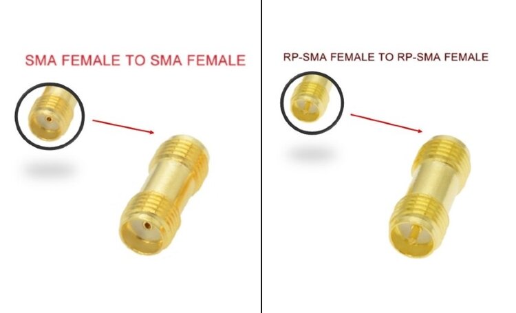Переходник PR-SMA Female – PR-SMA Female / SMA Female – SMA Famale 