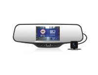 Видеорегистратор зеркало с двумя камерами + голосовой GPS информер, Neoline G-TECH X27