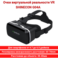Очки виртуальной реальности VR SHINECON G04A 