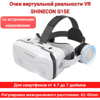 Очки виртуальной реальности VR SHINECON SC-G15E со встроенными наушниками 