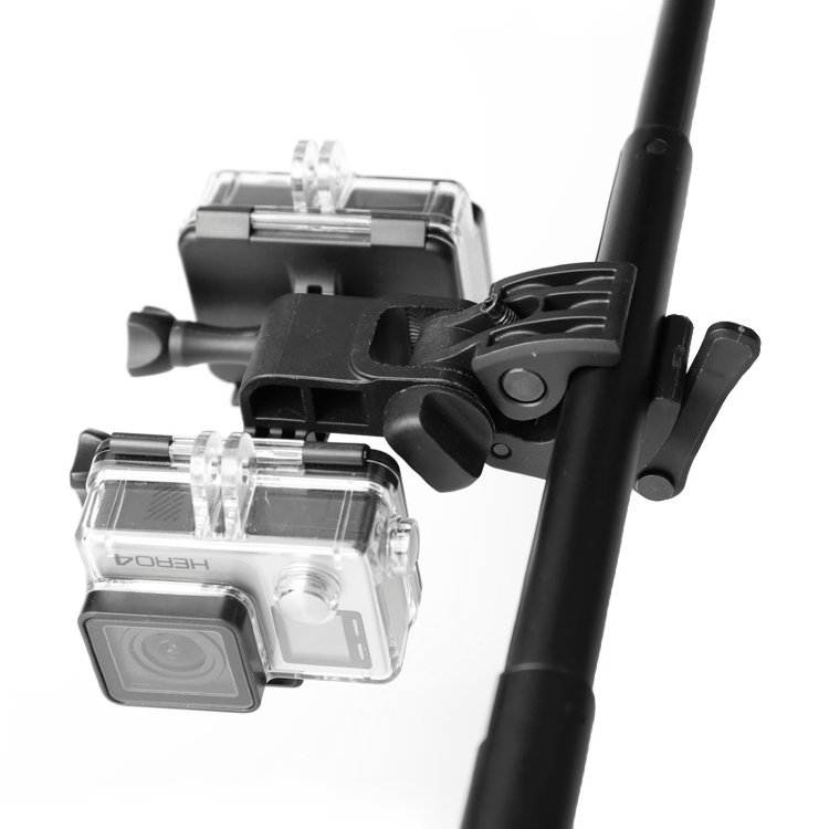 Крепление на ружье, лук, спининг, удочку, подводное ружье для экшн камер GoPro 4S/4/3+/3/2/1 и других экшн камер, модель Sportsman Mount Set