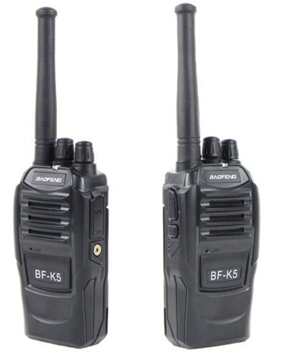Комплект из двух носимых UHF раций/радиостанций, 3W, Baofeng BF-K5