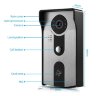 Комплект видеодомофона с WiFi (онлайн просмотр + открывание с мобильных устройств) + вызывная панель с камерой и считывателем магнитных ключей, WIFI-V70MG-IDT | фото 5