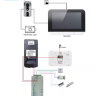 Комплект видеодомофона с WiFi (онлайн просмотр + открывание с мобильных устройств) + вызывная панель с камерой и считывателем магнитных ключей, WIFI-V70MG-IDT | фото 7