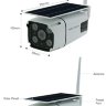 Беспроводная WI-FI камера на солнечной батарее со встроенным аккумулятором и умной ночной подсветкой, YN88WIFI200W | фото 4