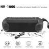 Влагозащищенная беспроводная портативная Bluetooth колонка + Power Bank на 5000 mAh, New Rixing NR-1000  | Фото 2