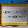 Литий-полимерный аккумулятор BW357090P (90X70X3mm) 3,7V 3500 mAh | Фото 3
