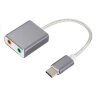 Внешняя звуковая карта USB Type C, разъемы Jack: наушники и микрофон HIFI Magic Voice 7.1ch | фото 2