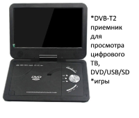 19 Дюймовый портативный DVD/USB/SD плеер с цифровым ТВ приемником DVB-T2, NS1580