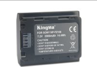 Аккумулятор для SONY A7 m3 III A9 A9R, KingMa LP-FZ100, 2000 mAh