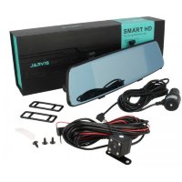 Автомобильный видеорегистратор зеркало заднего вида с двумя камерами, Jarvis JS-16